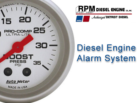 Diesel engine alarm